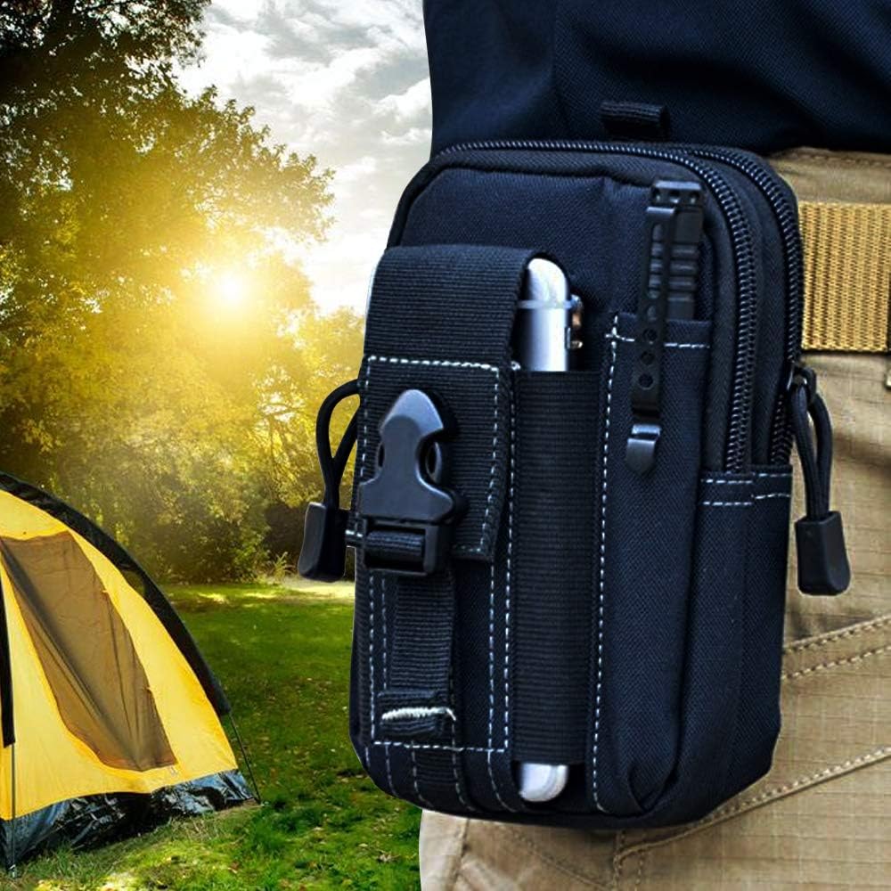 Tool Bag - Taktische Molle-Gürteltasche, Militär-Hüfttasche, EDC-Werkzeug-Organizer, Telefonholster-Halter für