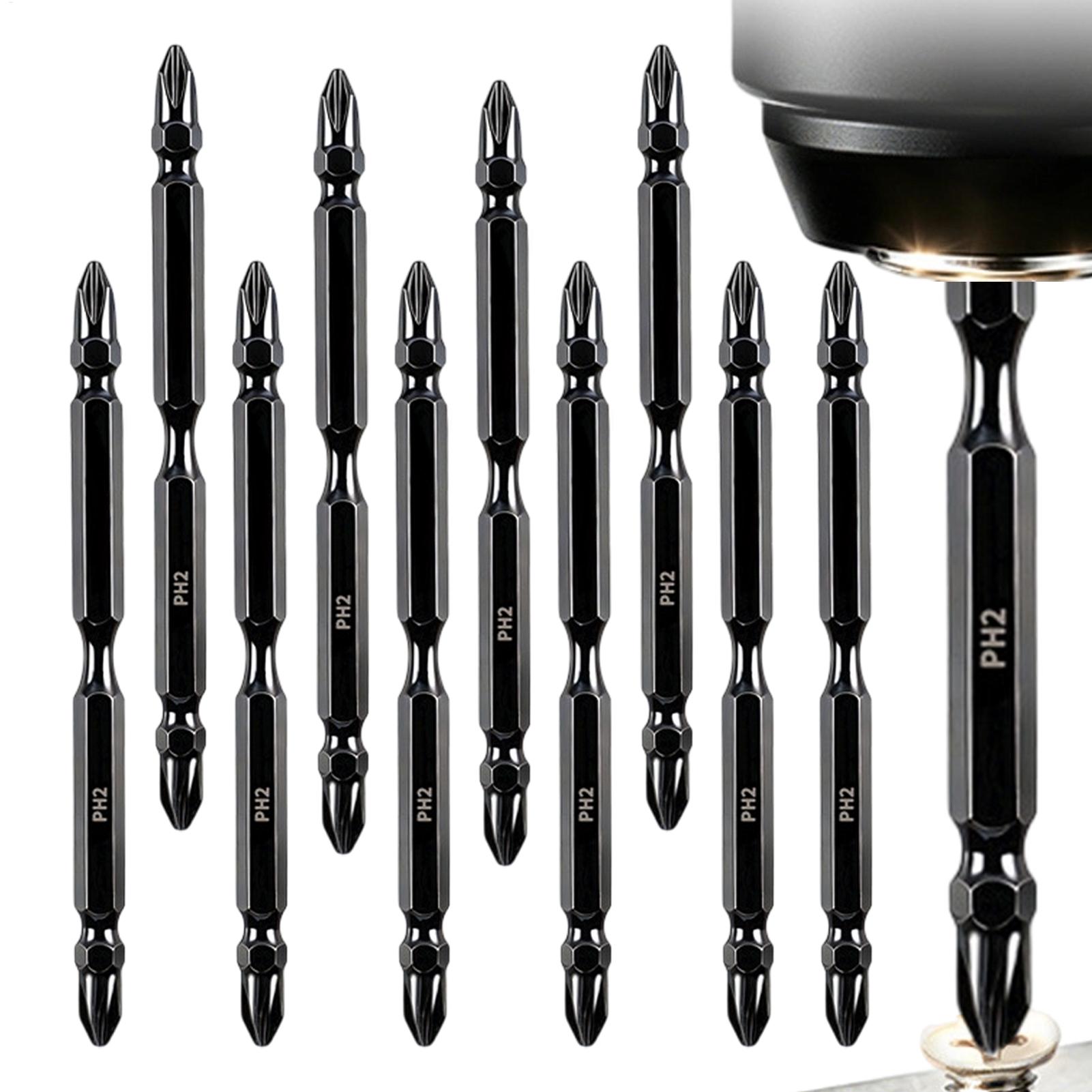 Screwdriver Set - Schraubendreher-Bit-Set, doppelseitig gefräster magnetischer Schraubendreherkopf, multifunktionales