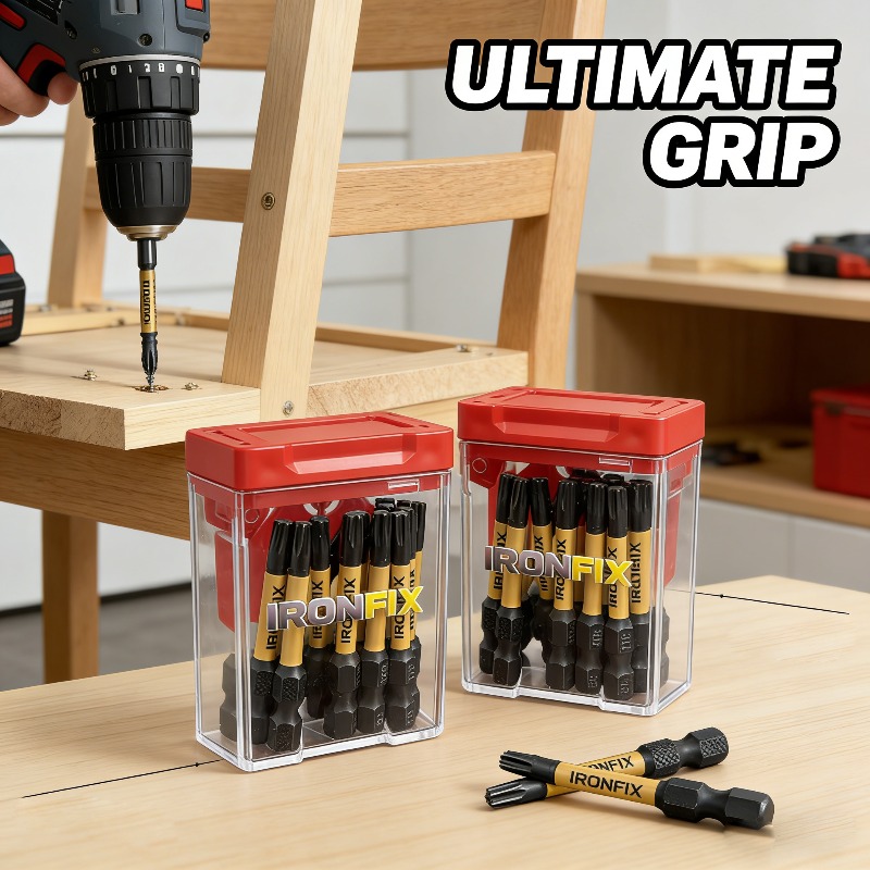 Screwdriver Set - Hochwertiges 20-teiliges T25-Schraubendreher-Bit-Set für Elektrobohrmaschinen, Werkzeugkasten,