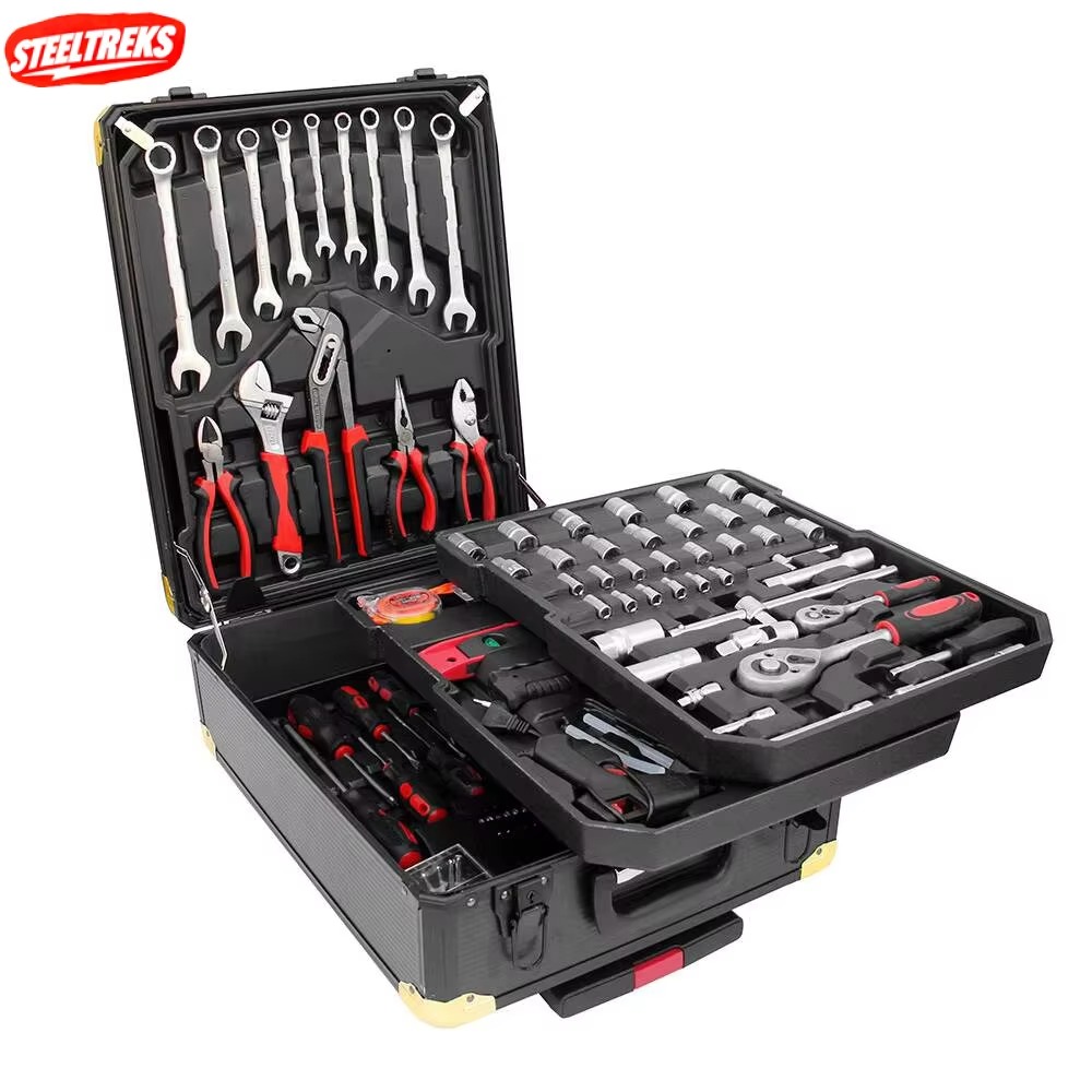 Tool Set - 399-teiliges Manuelles OEM CR-V Auto-Reparatur-Werkzeugset, Ausgestattet