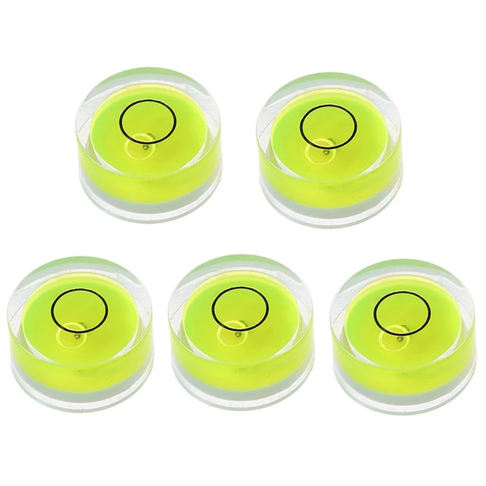 Spirit Level - 5 Stück Präzisions-Kreiswasserwaagen, kleine runde Wasserwaagen