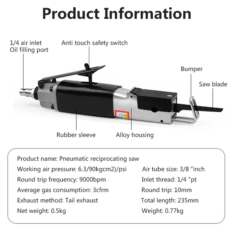9000 U/min 90 PSI Pneumatische – Hacksaw Bewertung und Preis